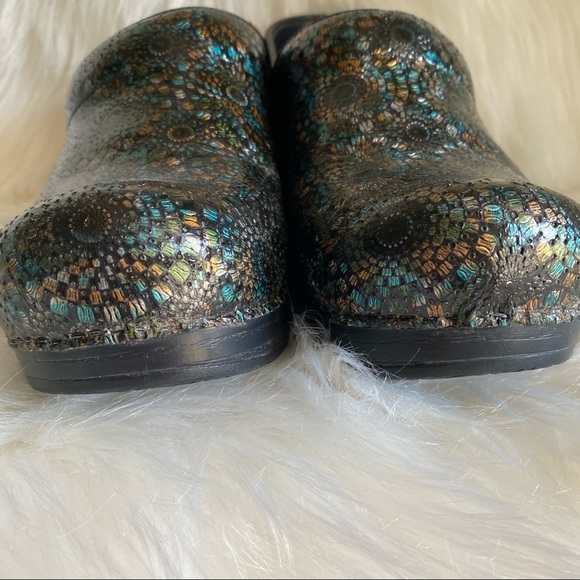 Dansko Professional Clog Metallic Sunburst Pattern - Picture 10 of 11